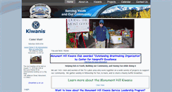 Desktop Screenshot of monumenthillkiwanis.org